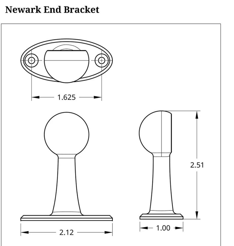 Newark Hanging Rail, Assorted Lengths