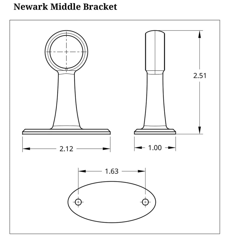 Newark Hanging Rail, Assorted Lengths