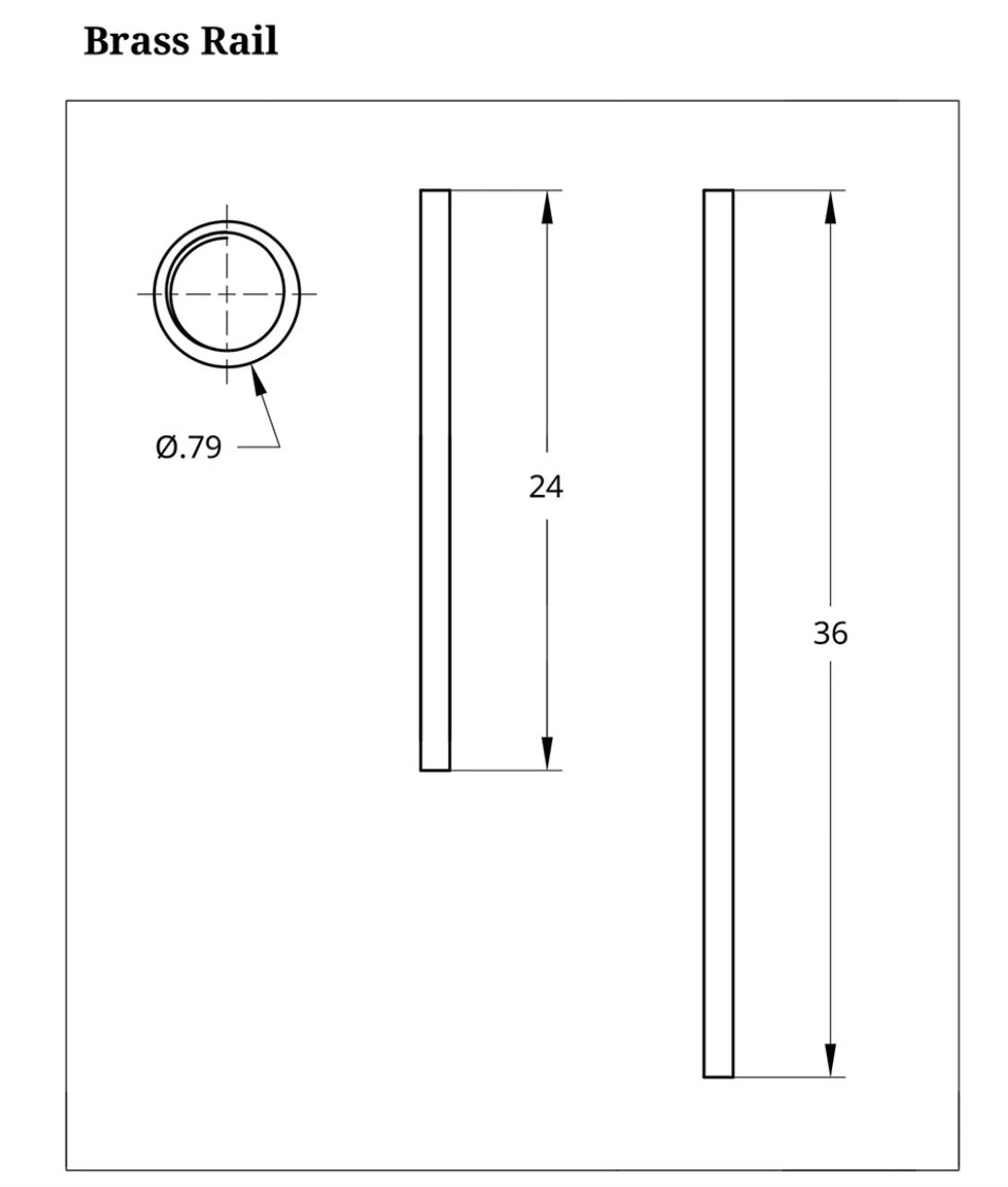 Newark Towel Bar, Assorted Lengths