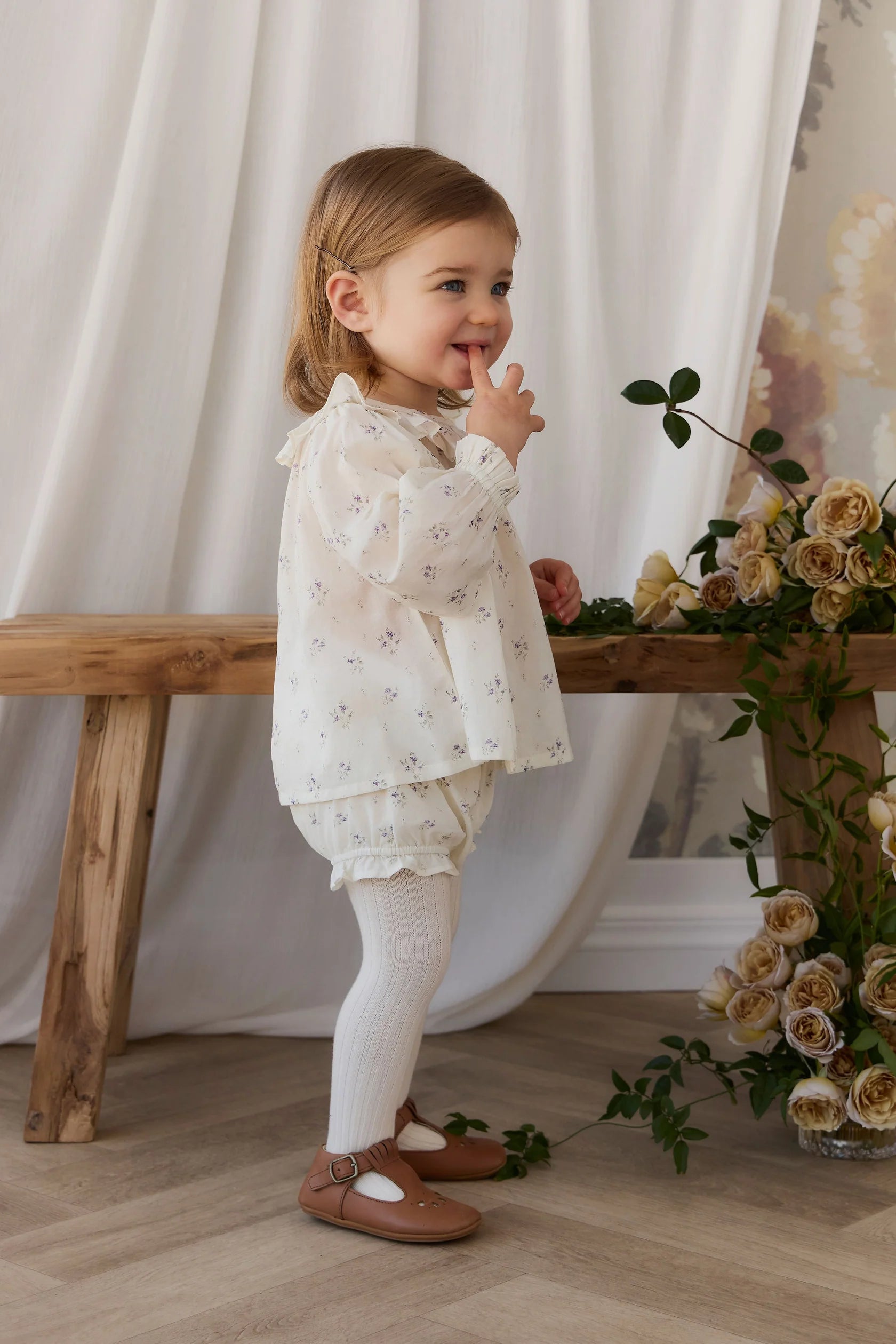 Organic Cotton Frill Bloomer