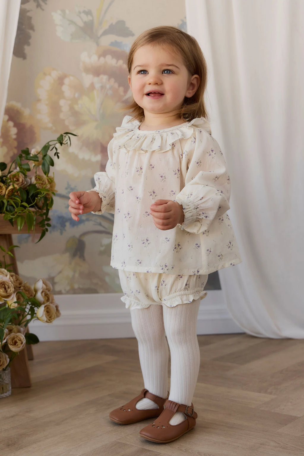 Organic Cotton Frill Bloomer