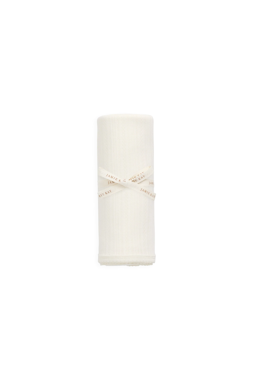 Organic Cotton Pointelle Murphy Wrap Blanket