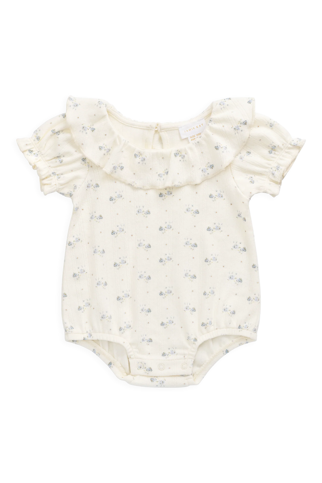Organic Cotton Pointelle Marlene Bodysuit