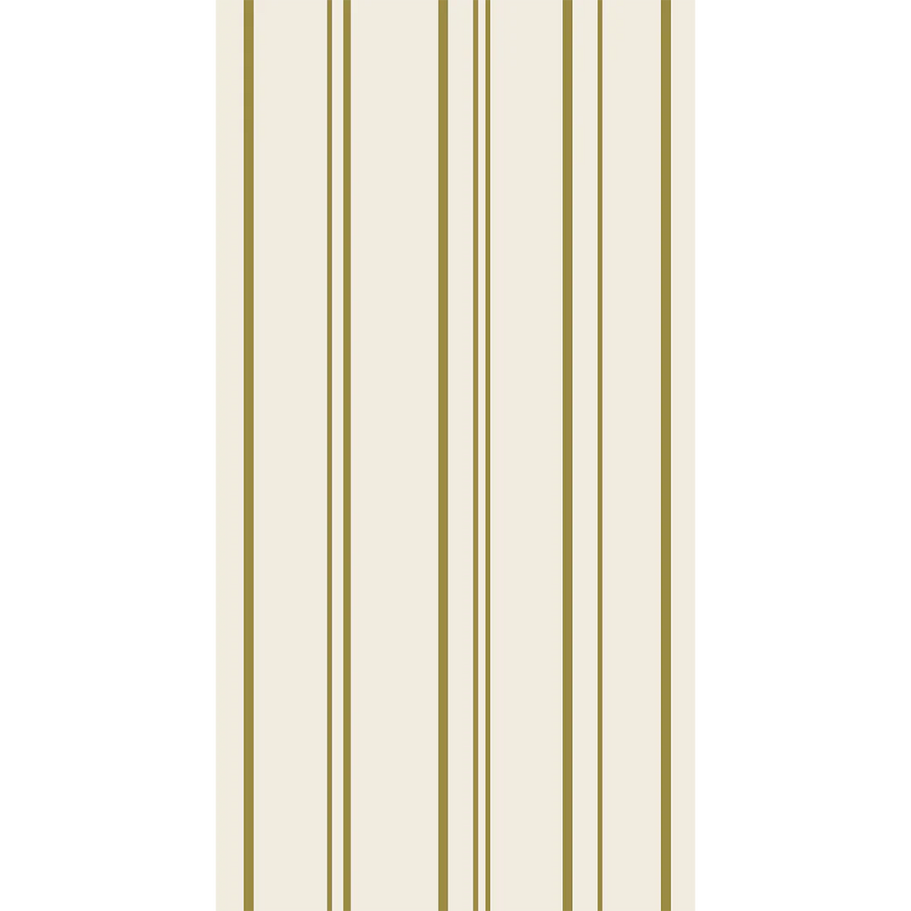 Antique Gold Stripe Guest Napkins