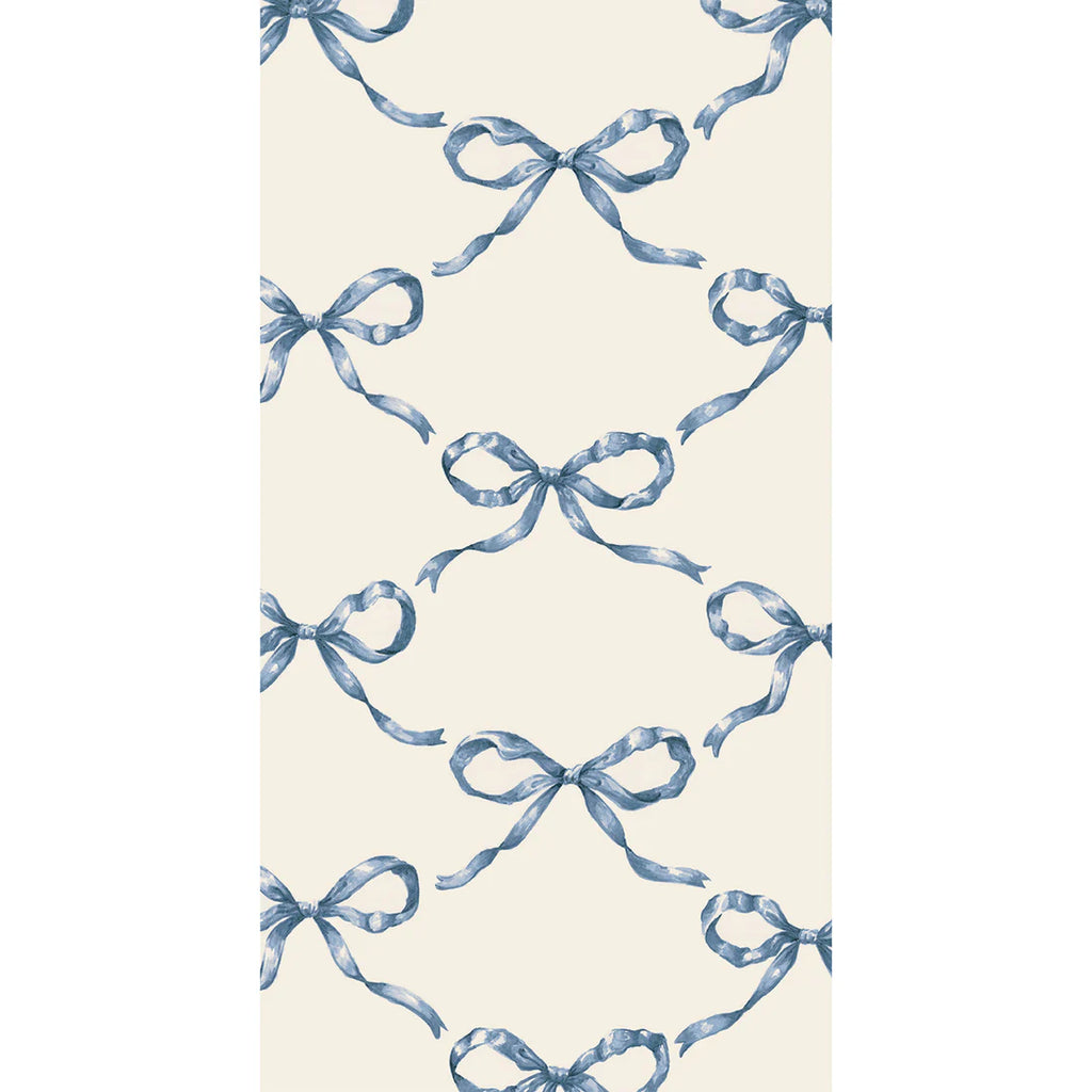 Heirloom Blue Bow Lattice Guest Napkins