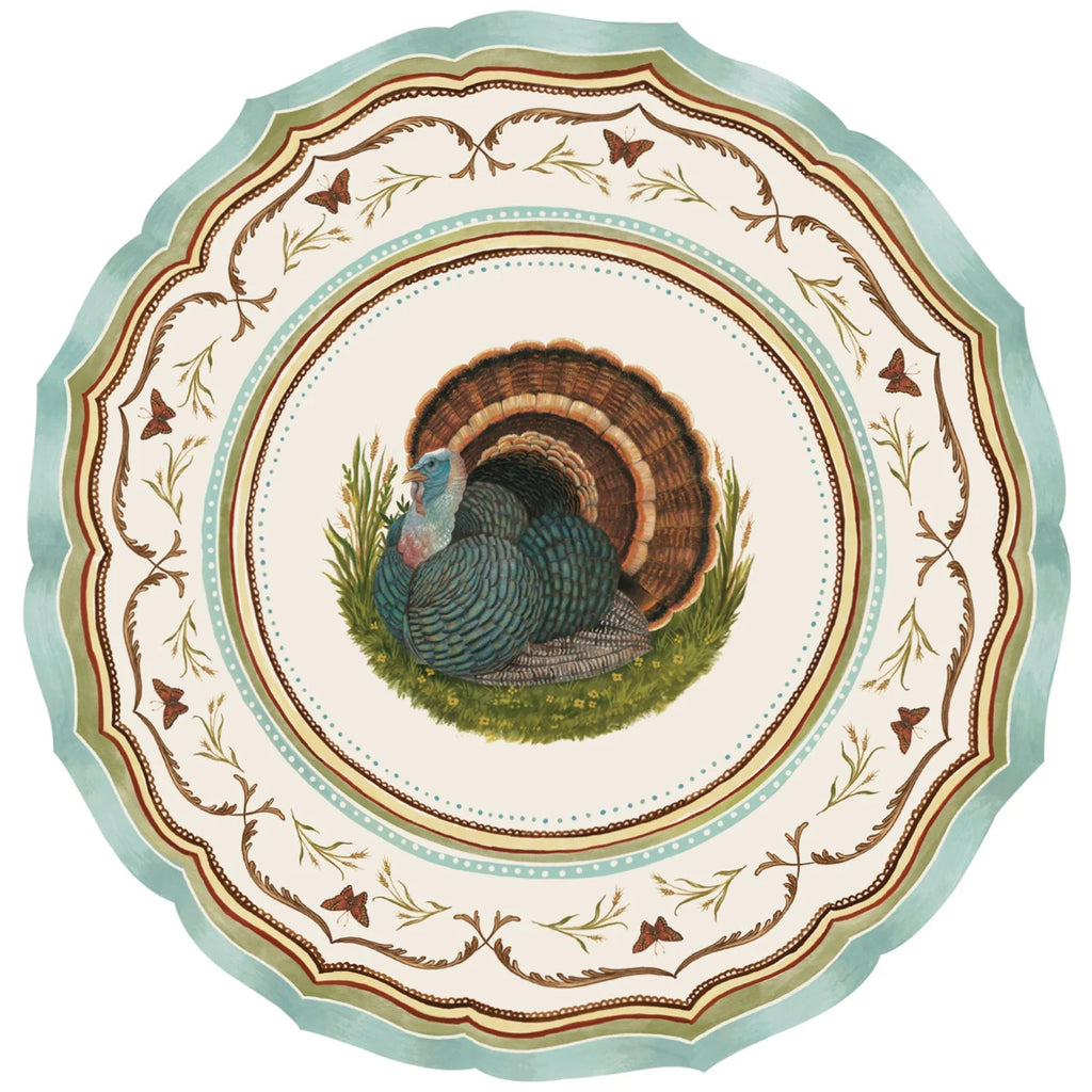 Die-cut Heritage Turkey China Placemats