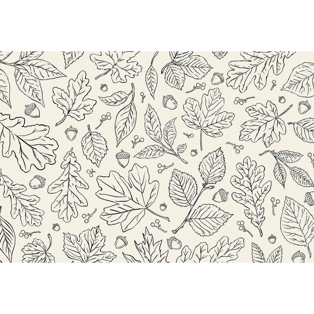 Coloring Leaves Placemats