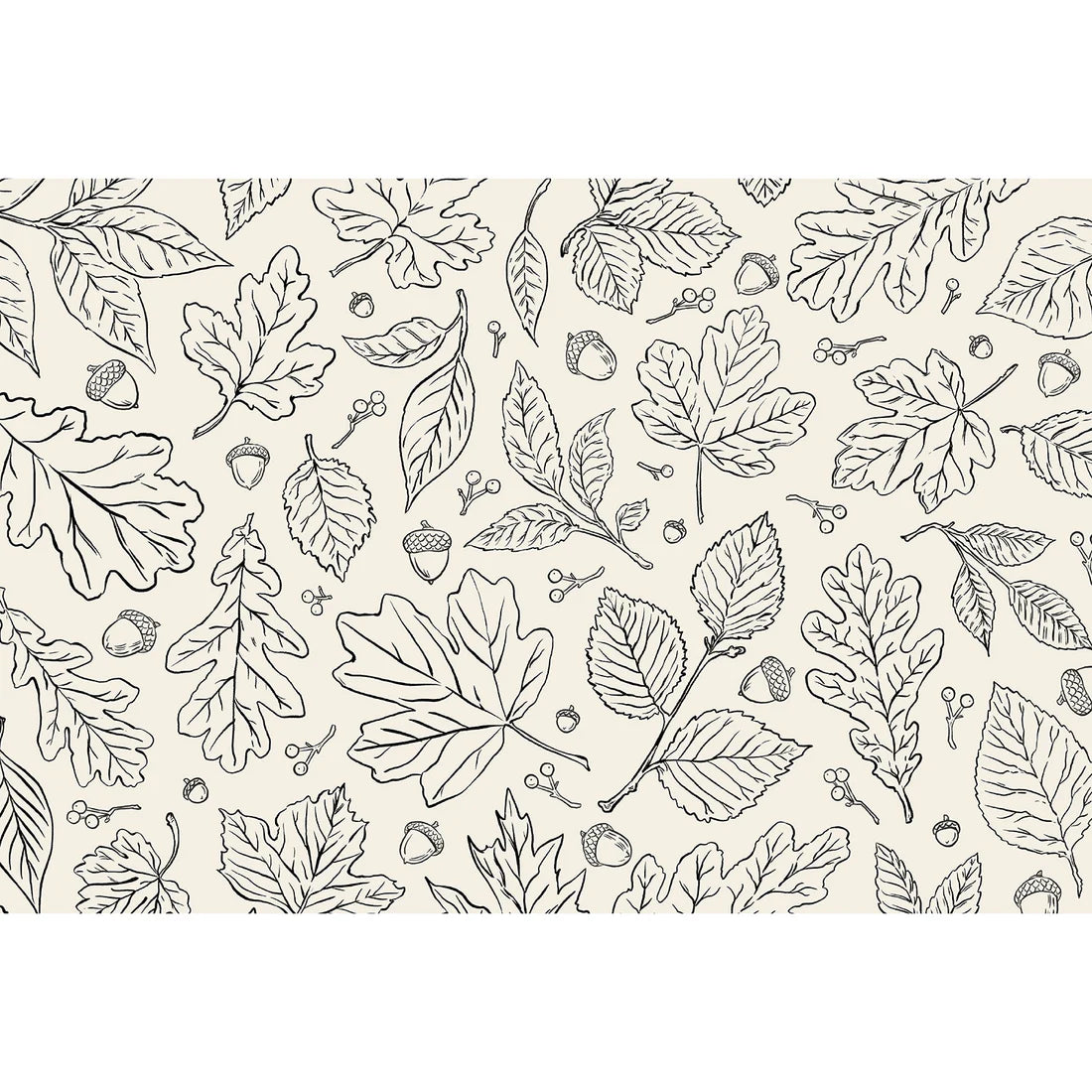 Coloring Leaves Placemats