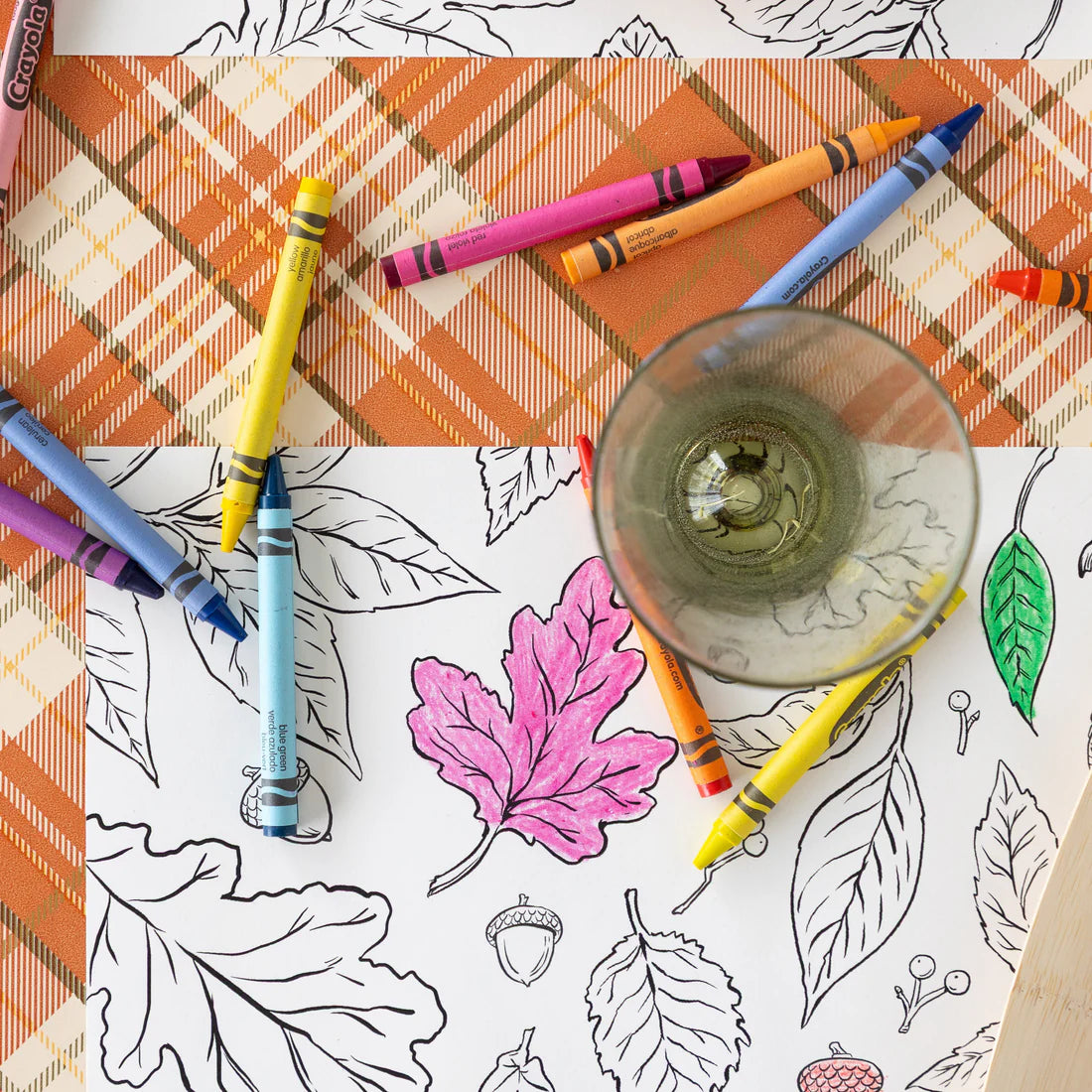 Coloring Leaves Placemats