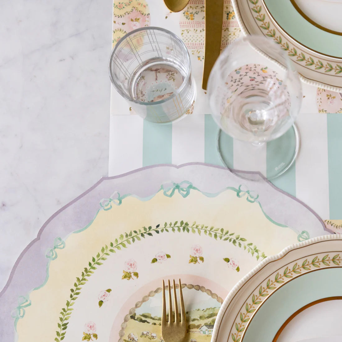 Die-cut Spring Meadow Placemat