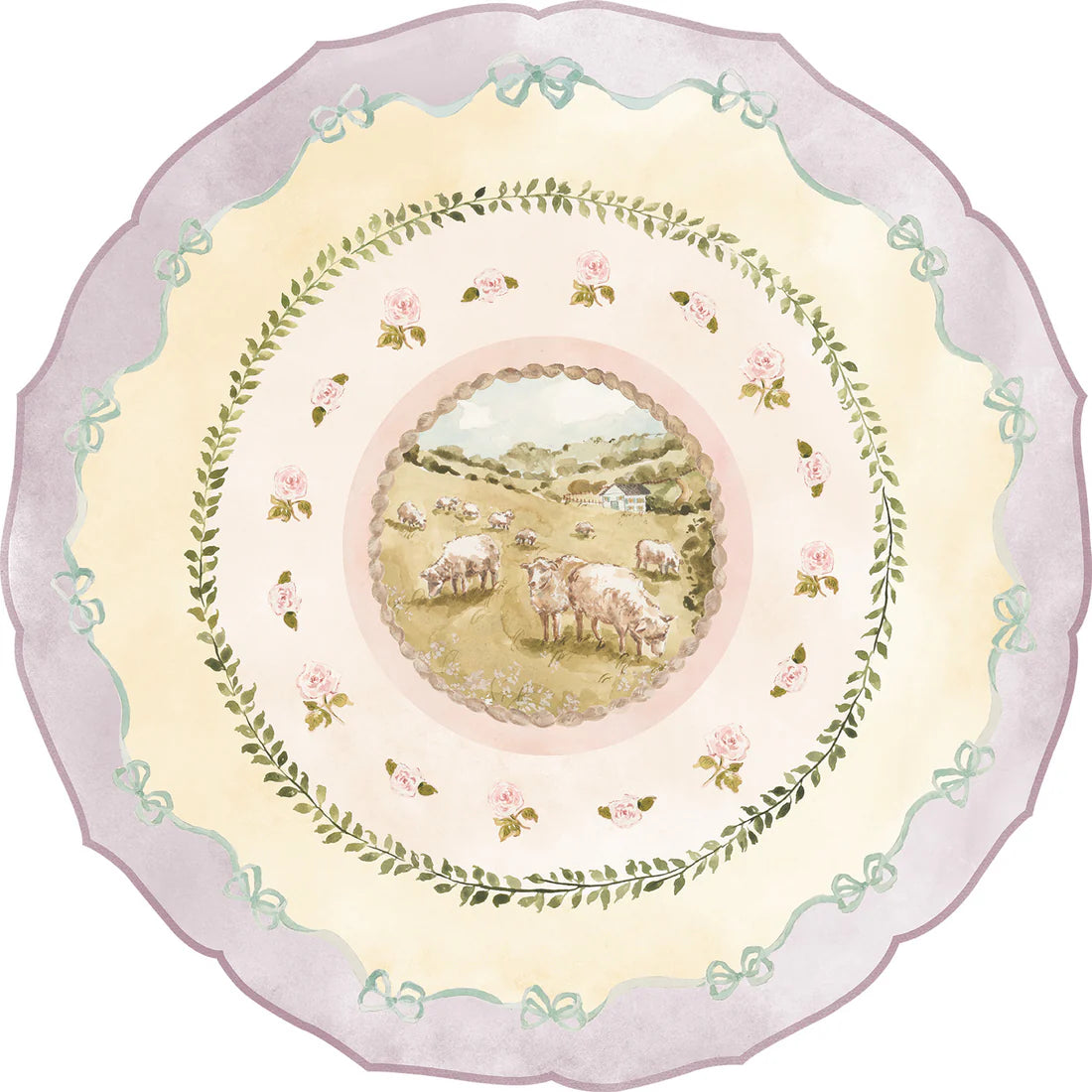 Die-cut Spring Meadow Placemat