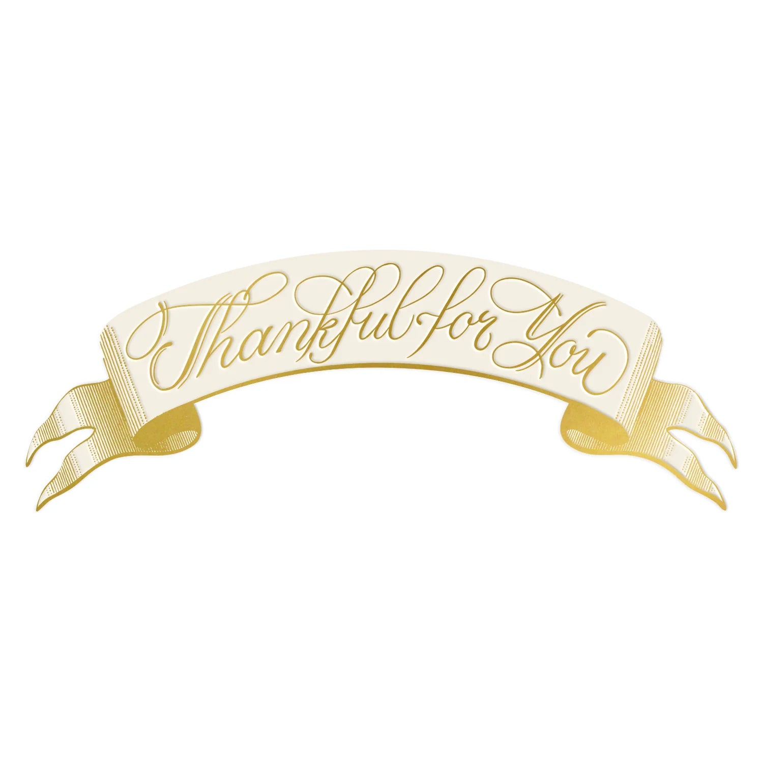 Thankful for You Banner Table Accent