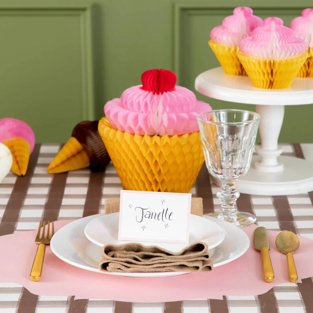 Pink Frame Place Card
