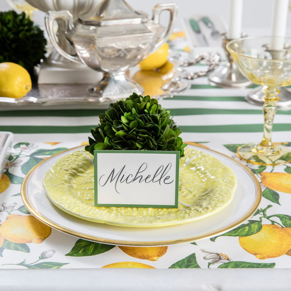 Seafoam Frame Place Card
