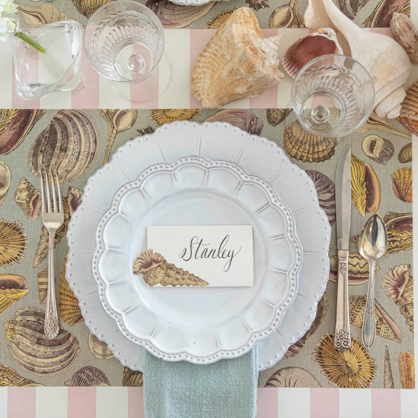 Pink Classic Stripe Runner