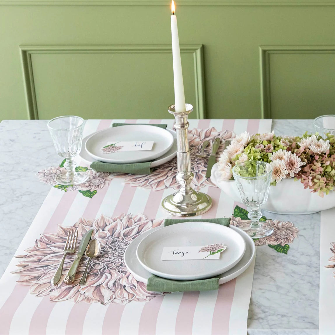 Pink Classic Stripe Runner