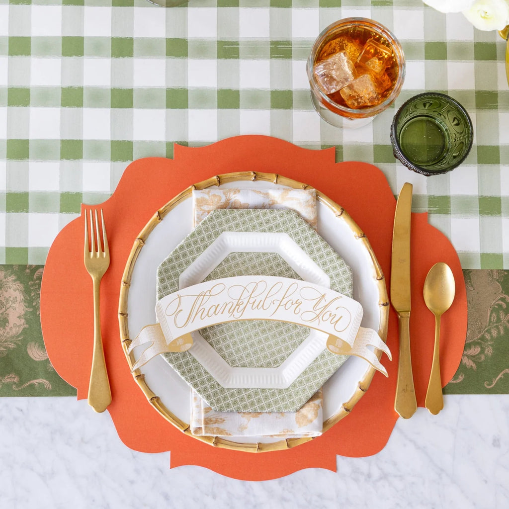 Thankful for You Banner Table Accent