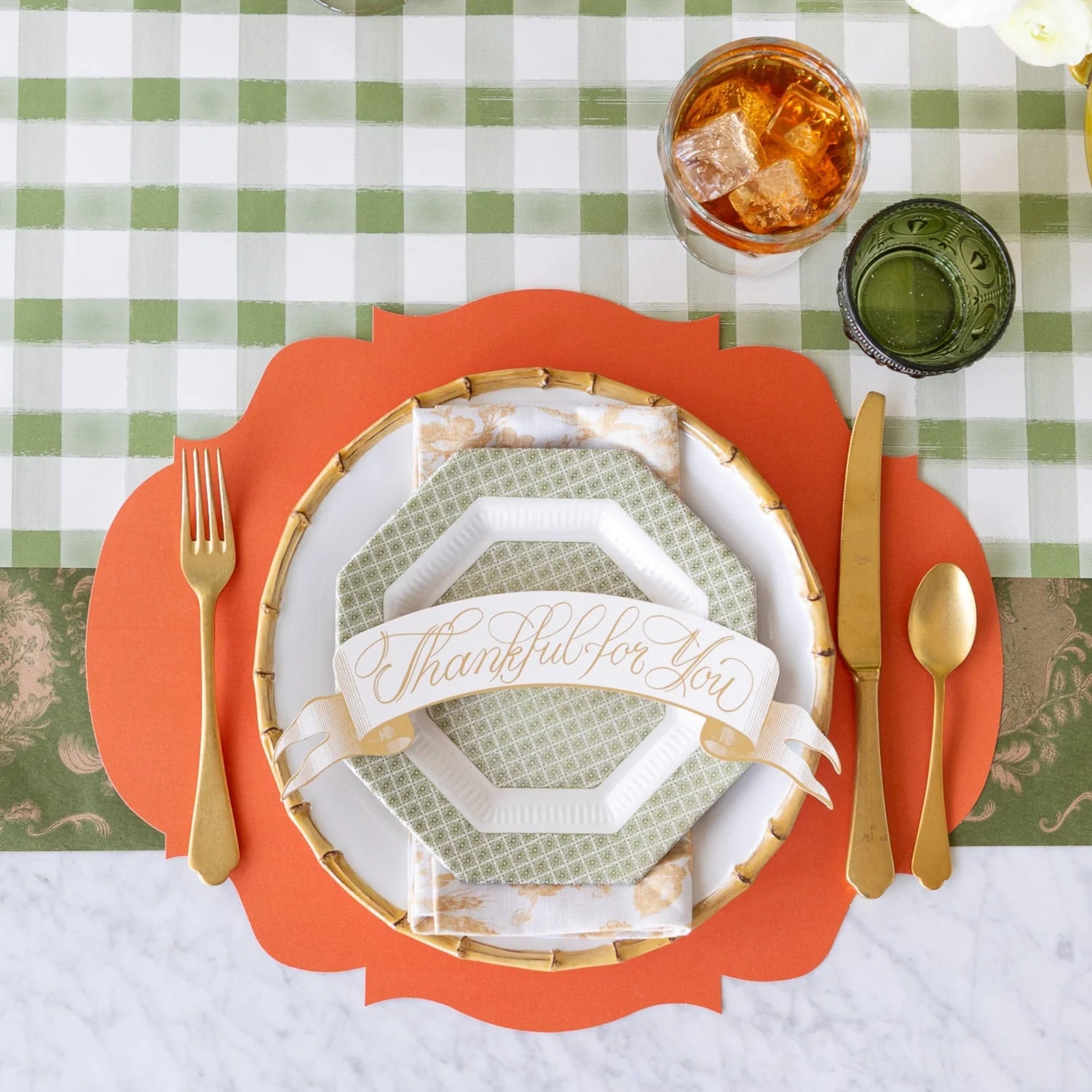 Thankful for You Banner Table Accent
