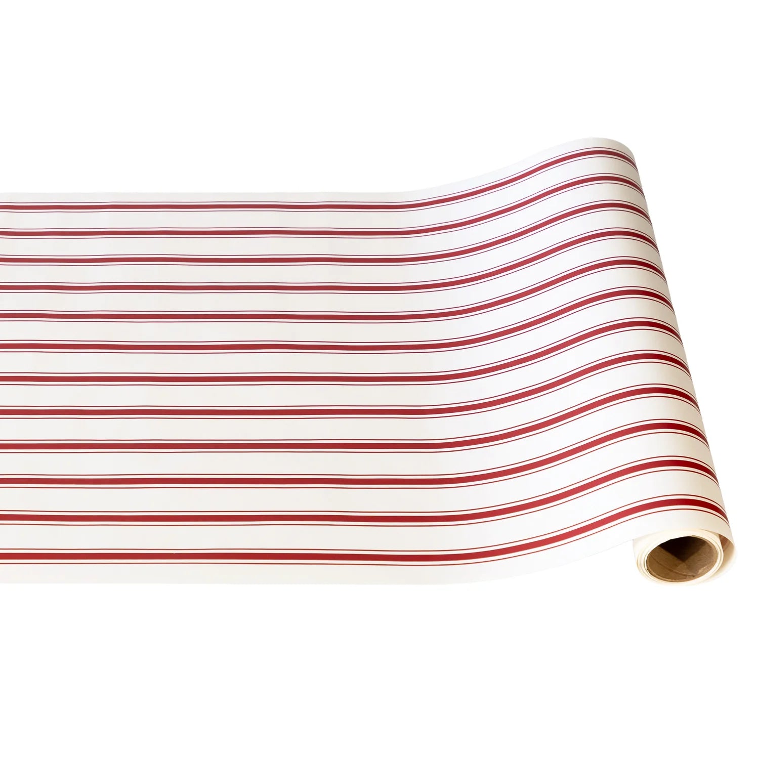 Red Linen Stripe Runner
