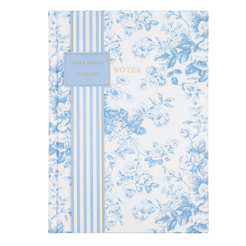 Laura Ashley Heirloom Cottage Blue Toile Journal