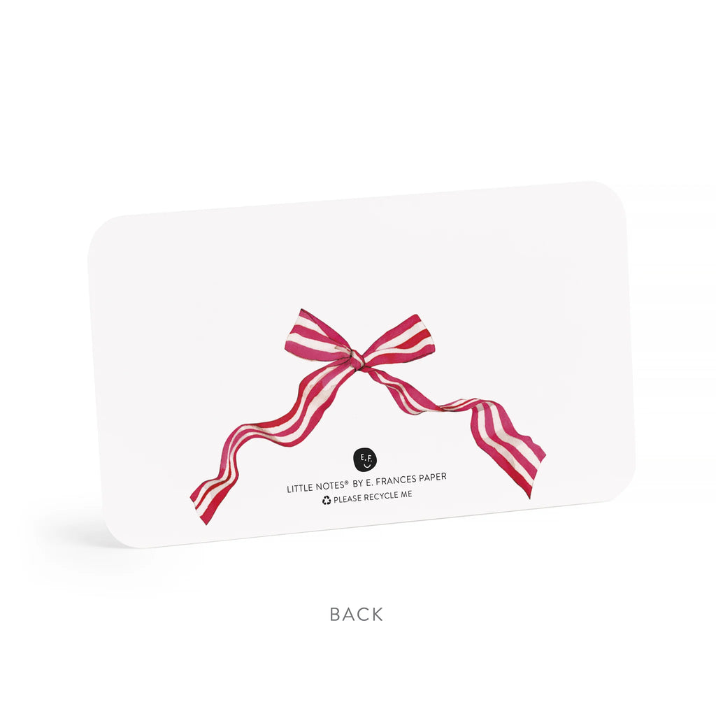 Red Ribbon Candy Little Notes