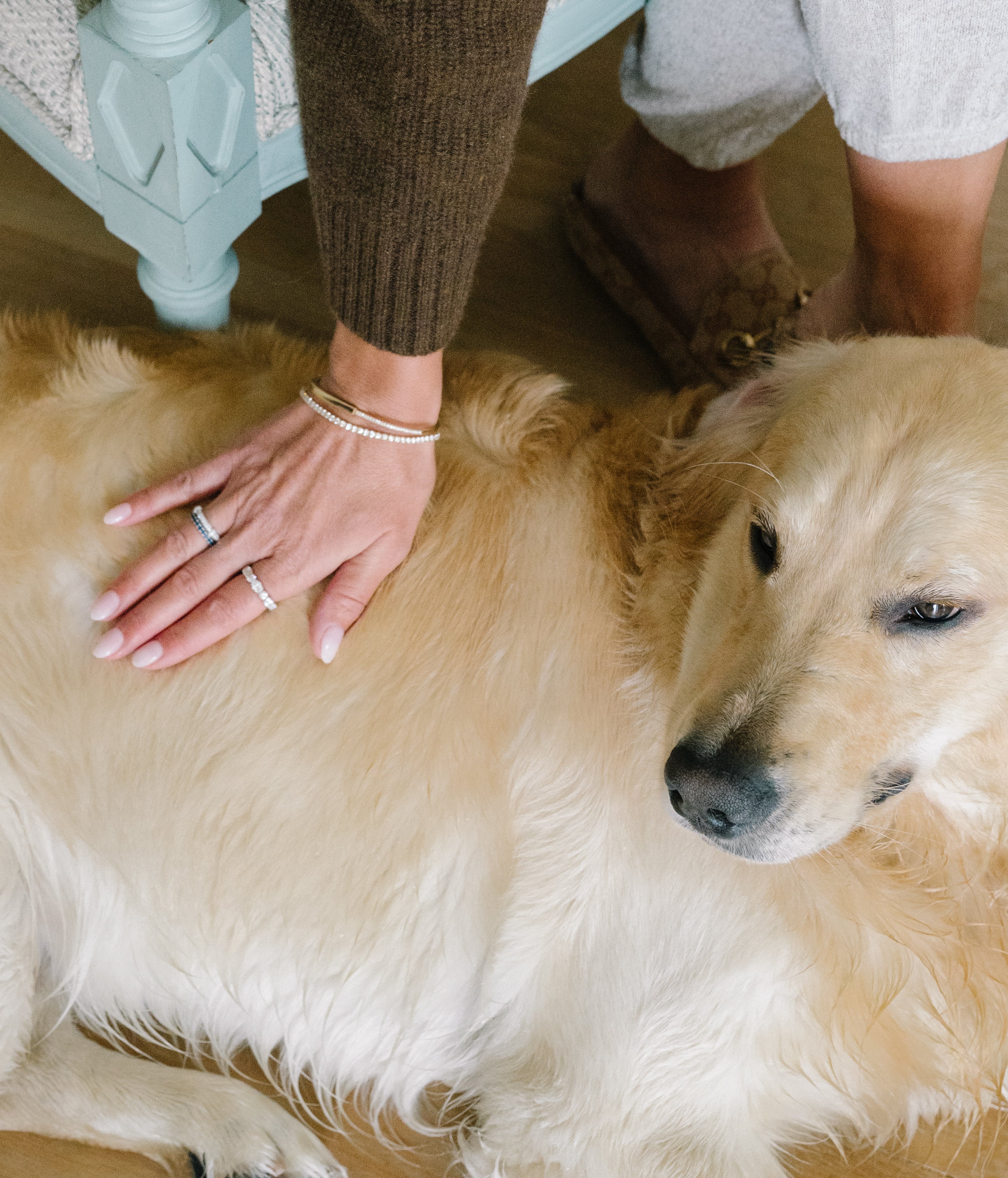 Blue Sapphire Stackable Band
