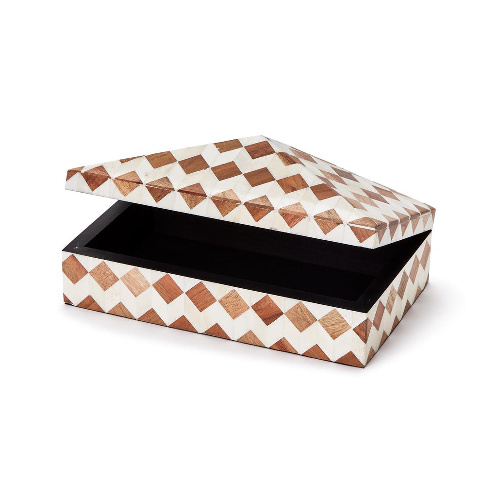 Pyramid Mosaic Covered Box