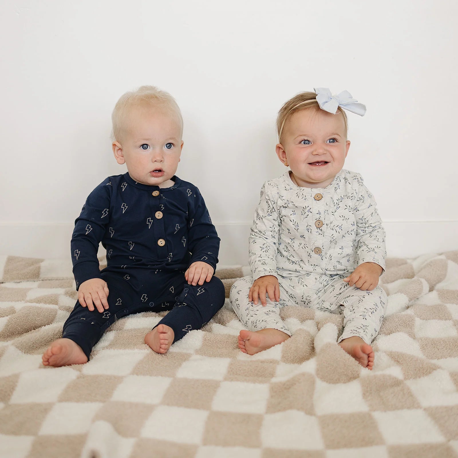 Blue Vine Romper