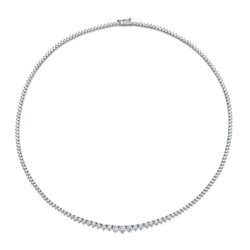 Graduating Diamond Riviera Necklace | 6.97ctw