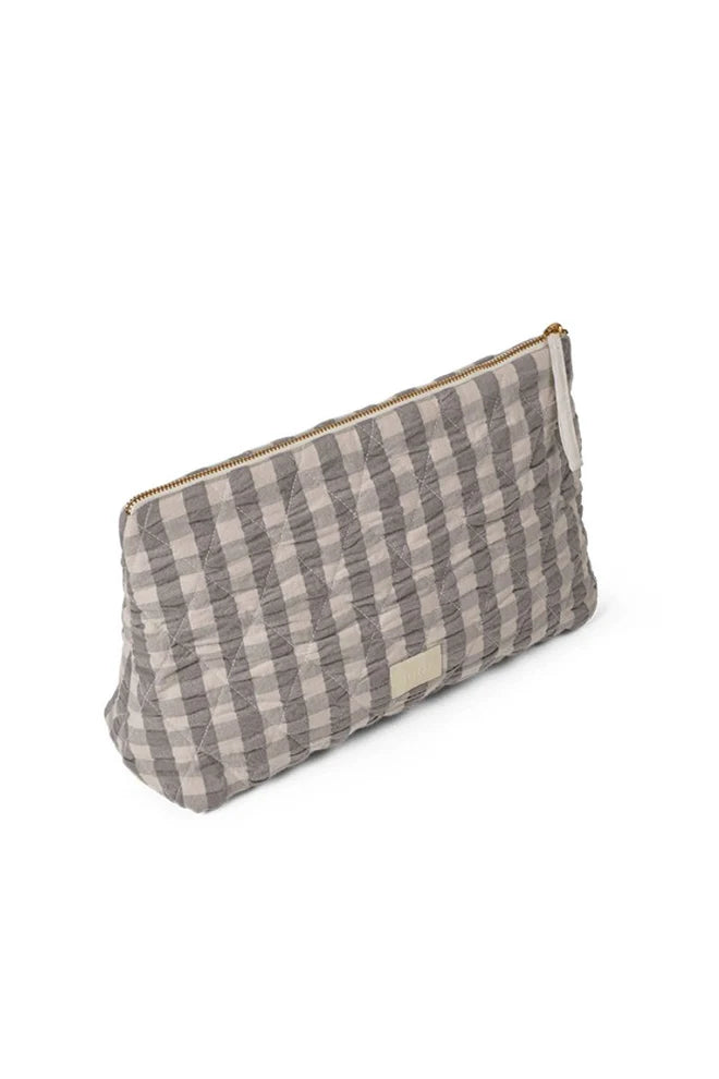 Nola Gingham Makeup Bag