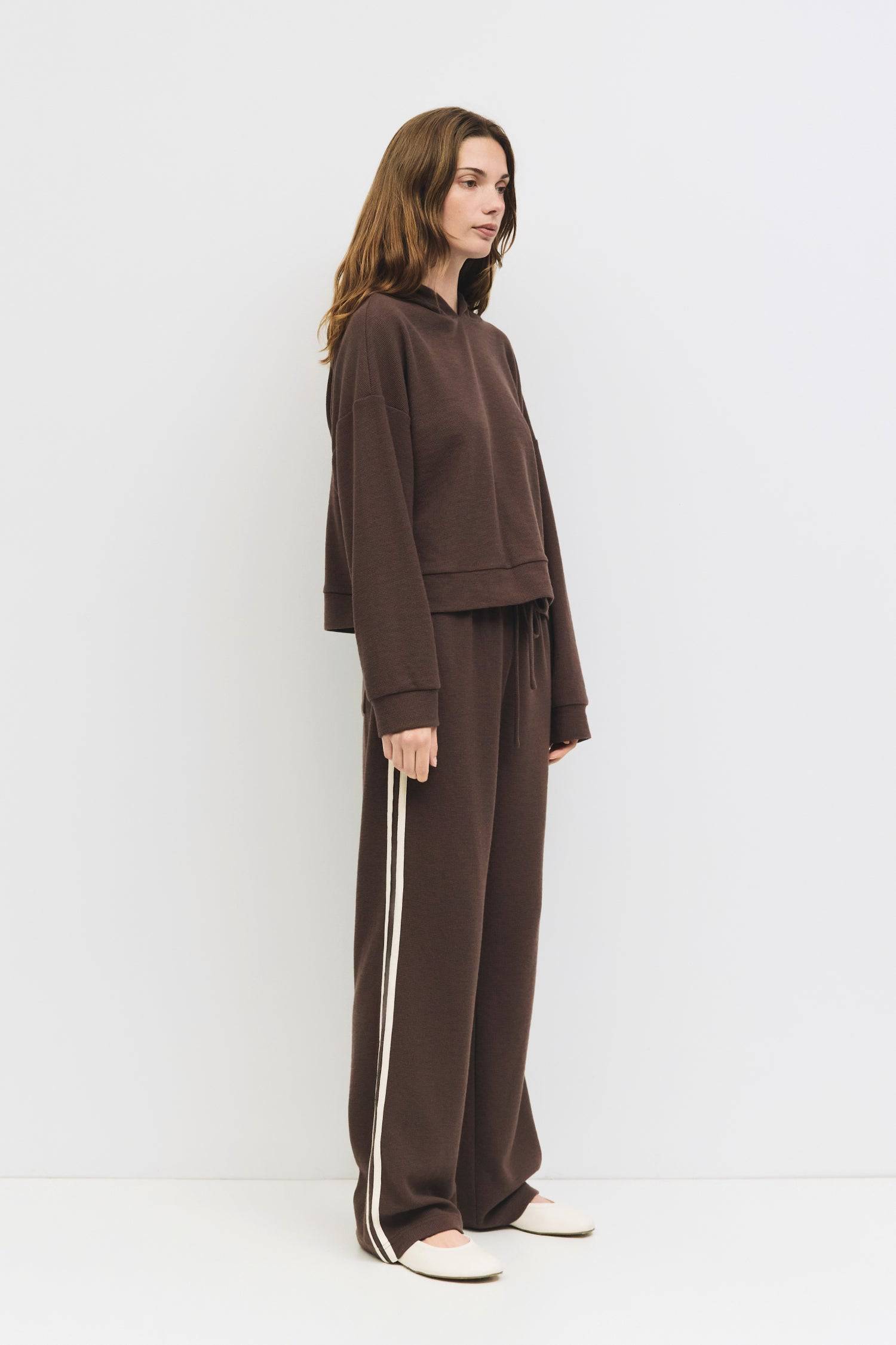 The Enzo Pants in Brown