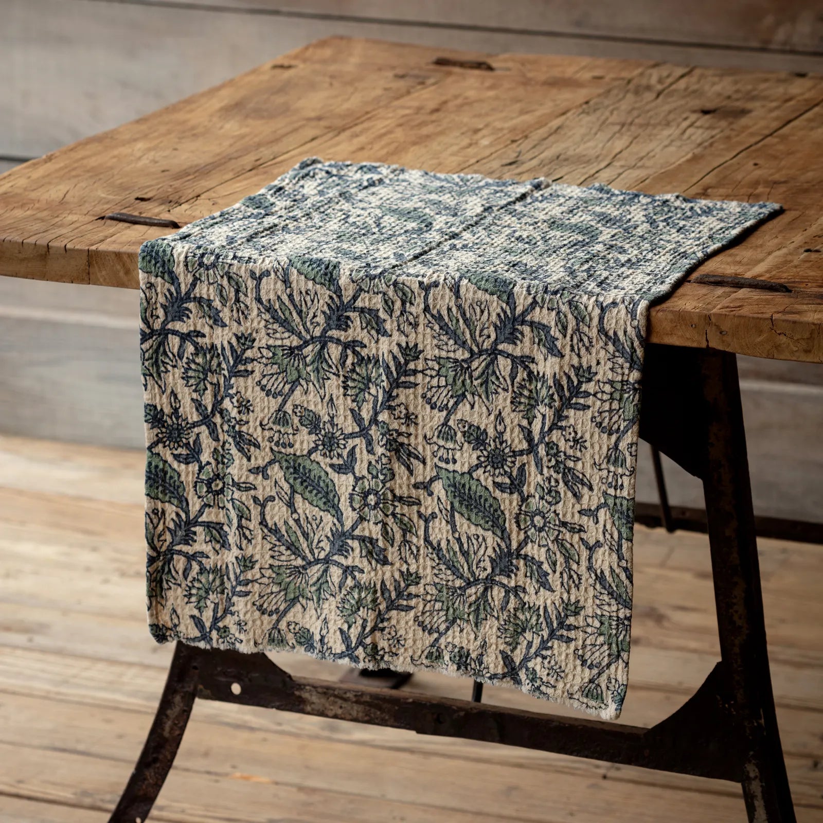 Cornflower Botanical Print Dish Towel