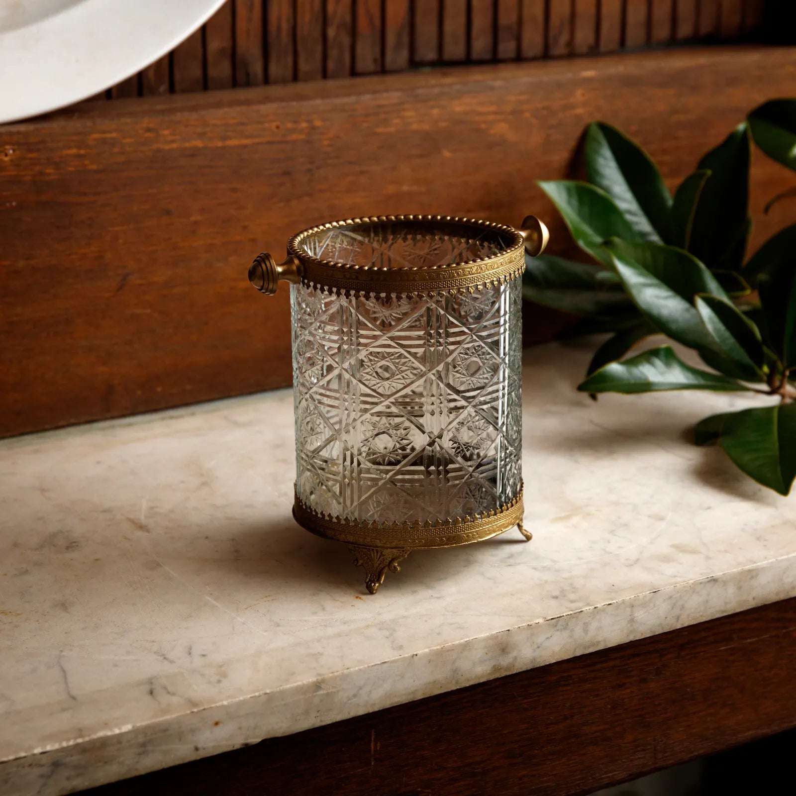 Etched Bottle Chiller With Handles