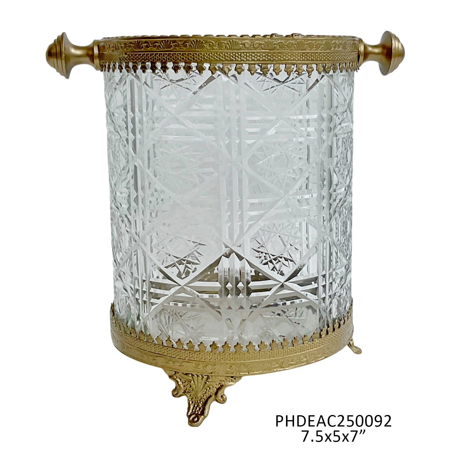 Etched Bottle Chiller With Handles