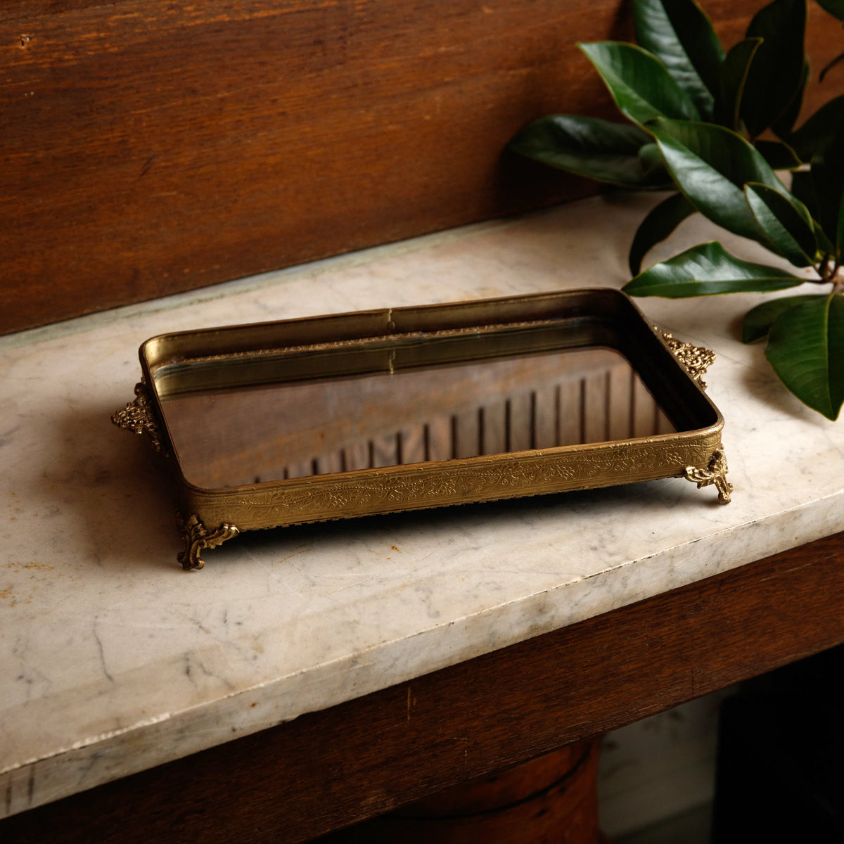 Mirrored Vanity Tray