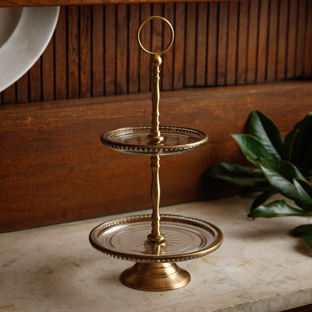Two-Tier Petit Four Server