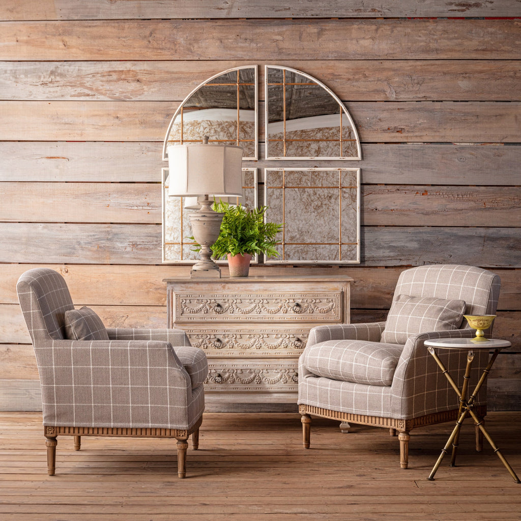 Window Pane Arm Chair