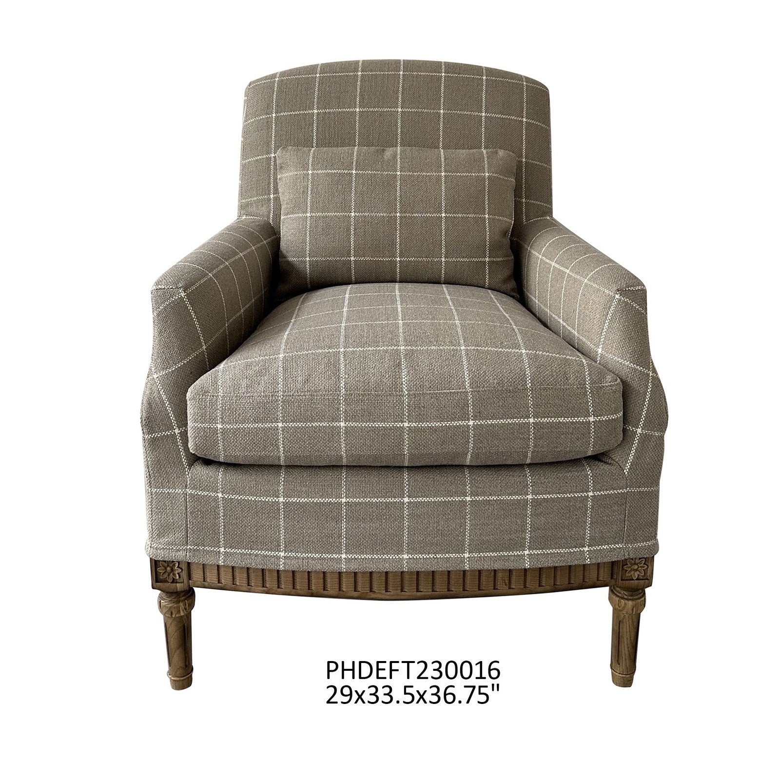 Window Pane Arm Chair