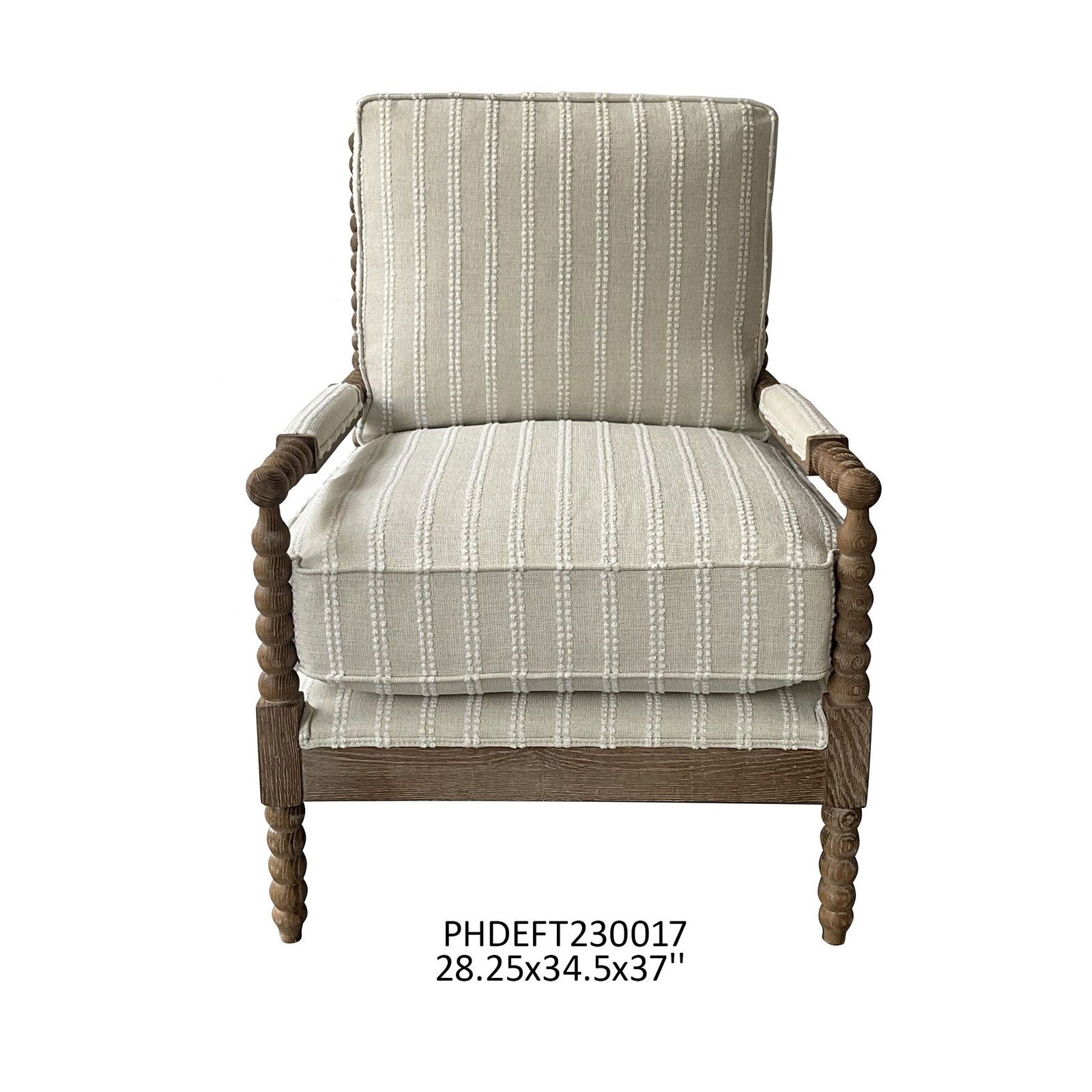 Chalk 1930 Spool Accent Chair