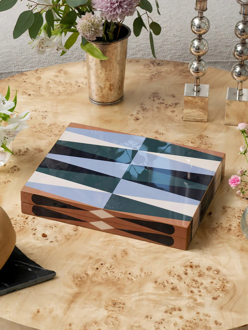 Lacquered Backgammon