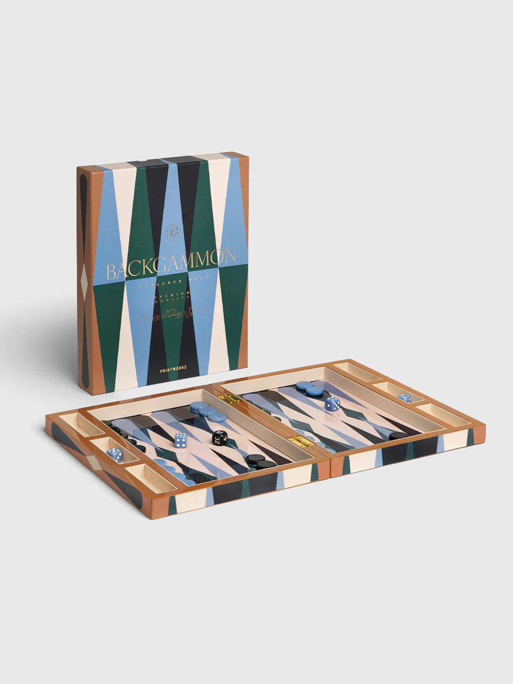 Lacquered Backgammon