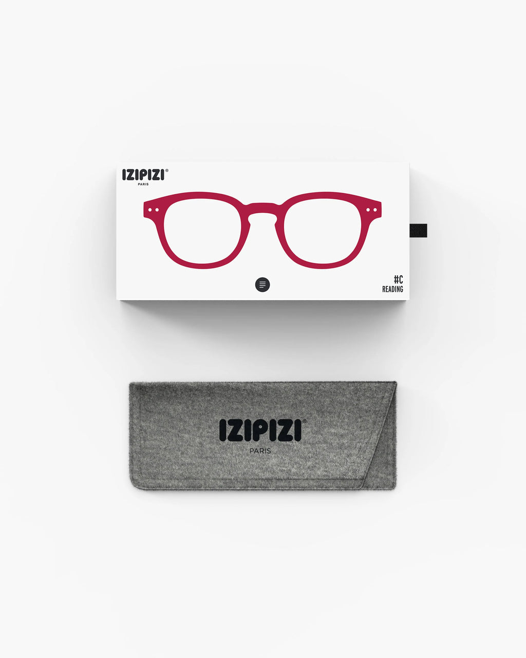 #C Cherry Red Reading Glasses