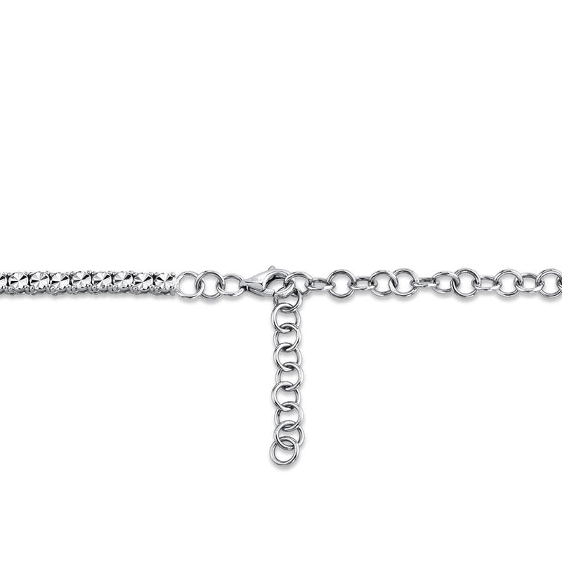 Adjustable Diamond Tennis Necklace