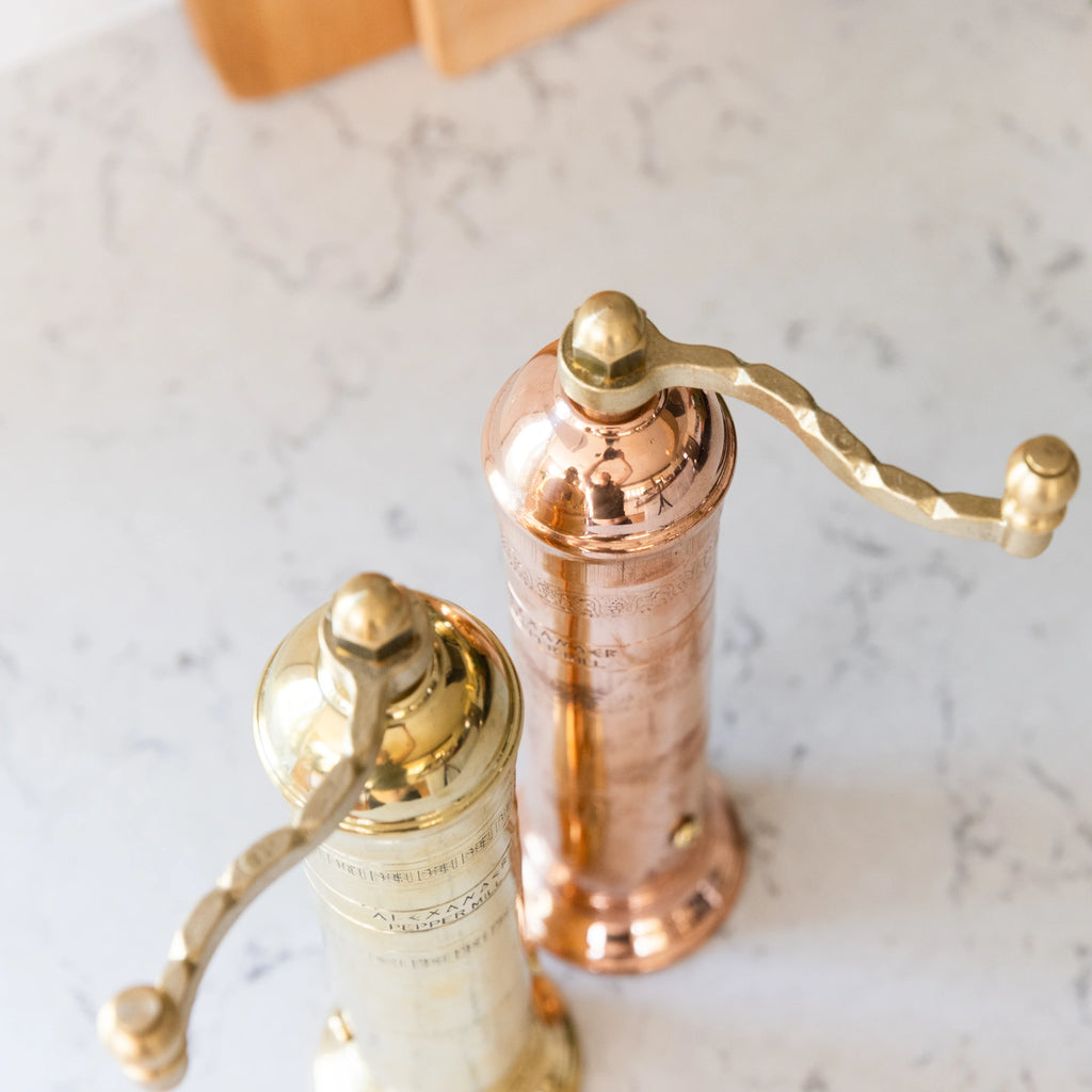 Atlas Copper Pepper and Salt Mills