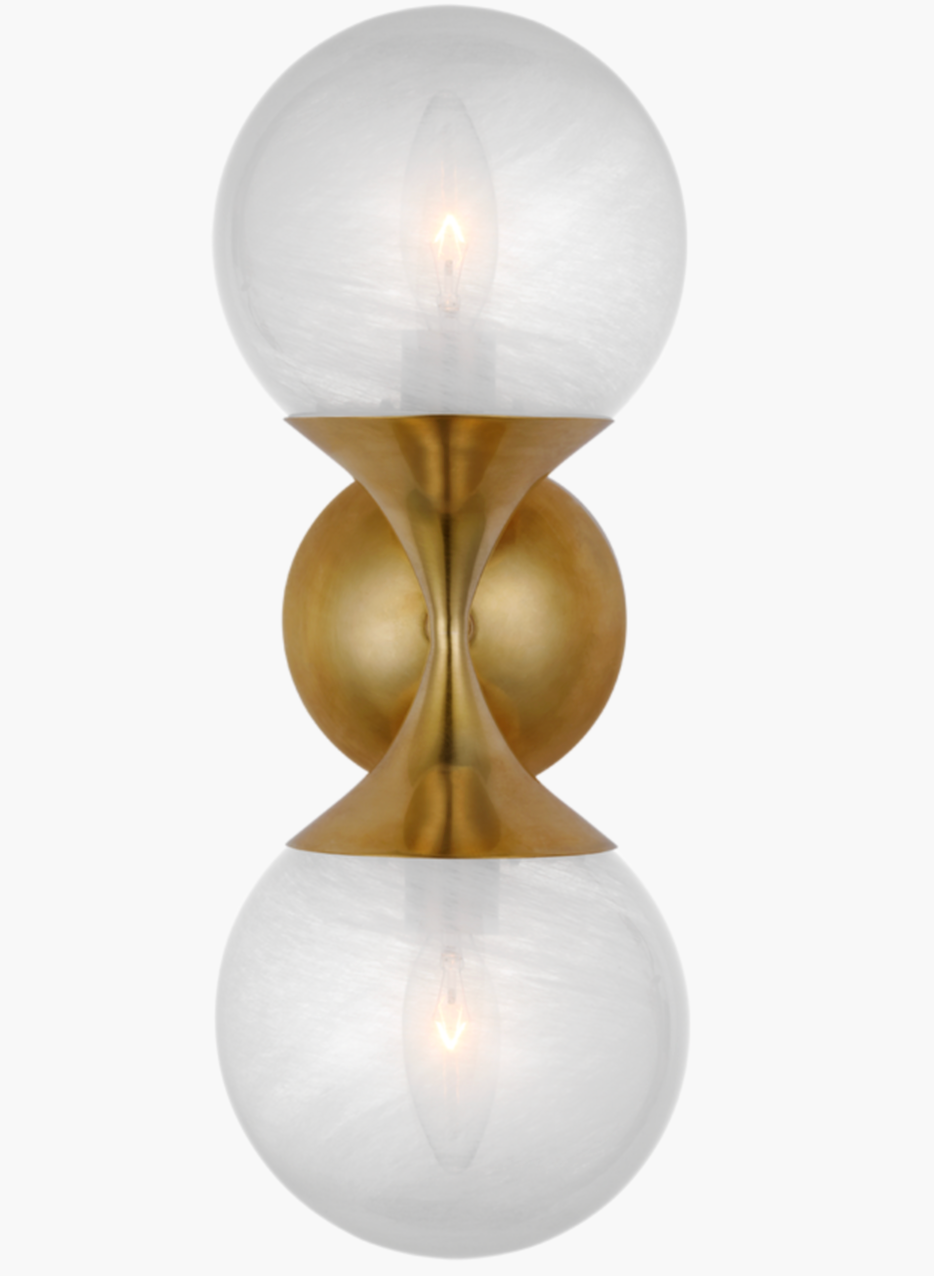 Cristol Small Double Sconce