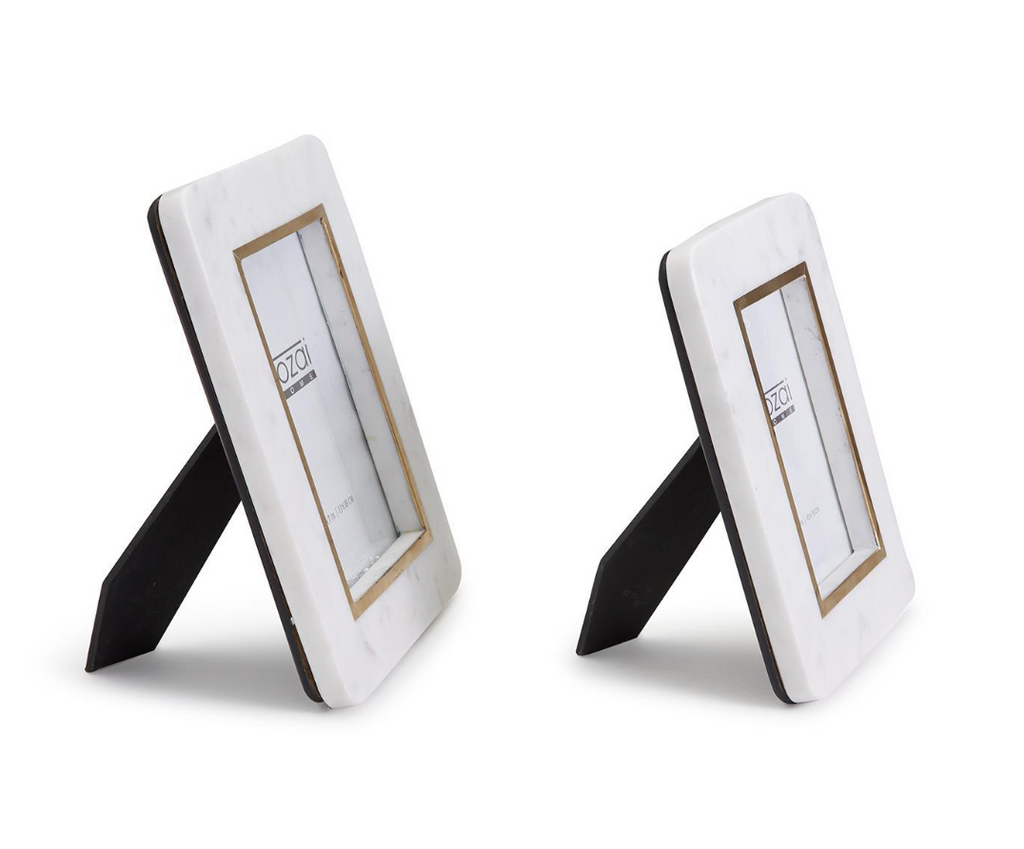 White Marble Photo Frame