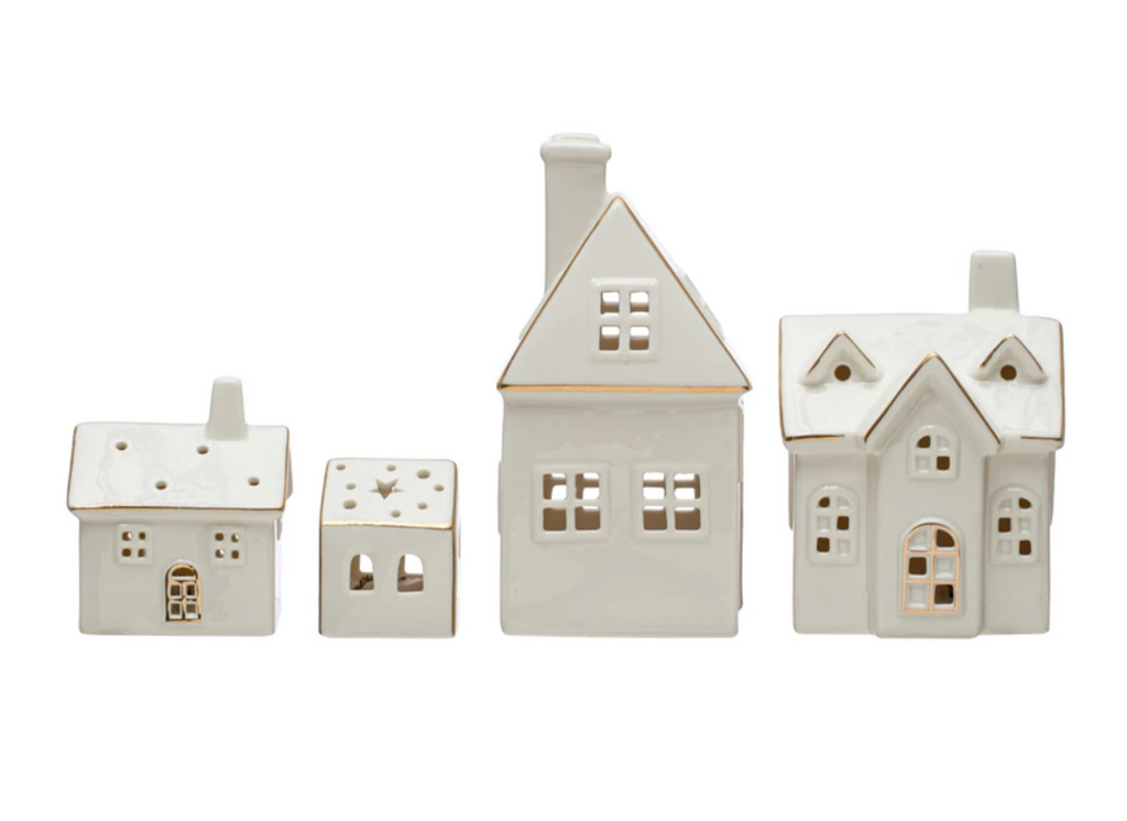 Stoneware Christmas Village