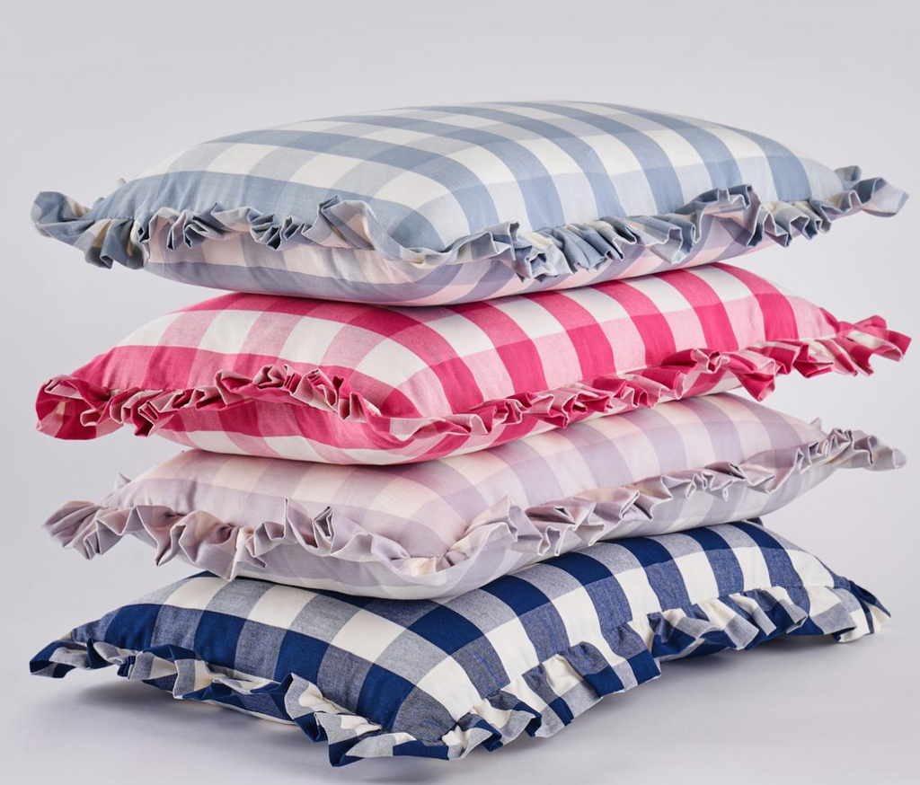 Camden Cotton Check Pillow