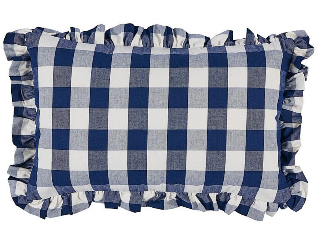 Camden Cotton Check Pillow