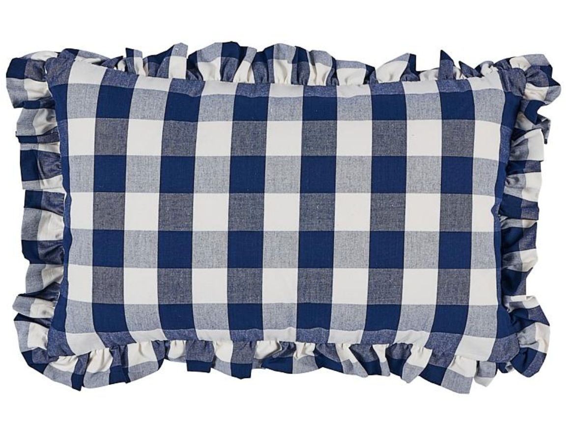 Camden Cotton Check Pillow